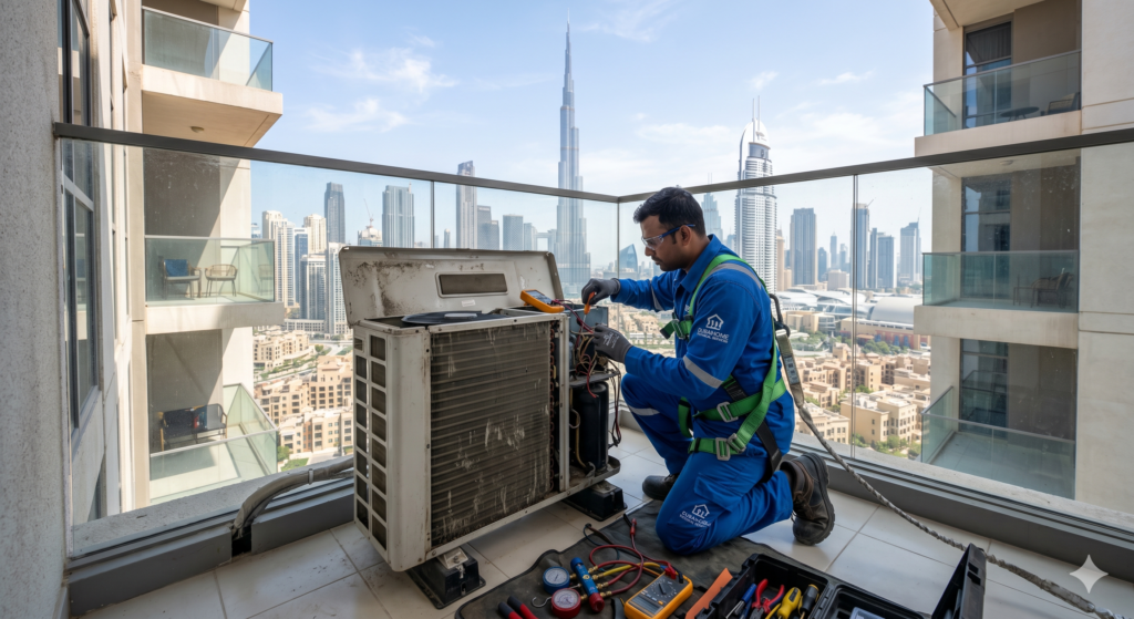 Outdoor AC Service In Dubai